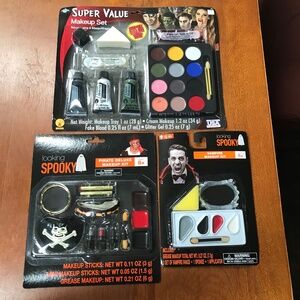 Halloween Makeup Sets/Kits New 3 sets